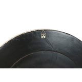 Wall mirror Home ESPRIT White Brown Mosaic Tropical 100 x 4 x 100 cm-1