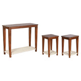 Set of 3 tables Home ESPRIT Brown 95 x 40 x 81 cm (3 Pieces)-0