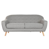 Sofa Home ESPRIT Grey Cream Natural Scandi 172 x 82 x 82 cm-0