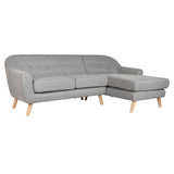 Sofa Home ESPRIT Grey Cream Scandi 226 x 144 x 84 cm-2