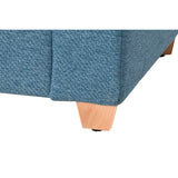 Bench Home ESPRIT Blue Polyester Wood 120 X 50 X 42 CM-2