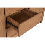 Display Stand Home ESPRIT Crystal Teak 160 X 45 X 210 CM-4