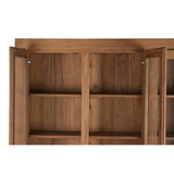 Display Stand Home ESPRIT Crystal Teak 160 X 45 X 210 CM-2