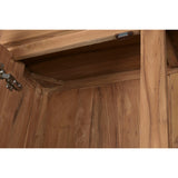 Display Stand Home ESPRIT Crystal Teak 160 X 45 X 210 CM-10