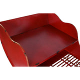 Sledge Home ESPRIT Red Golden 220 X 100 X 110 CM-11