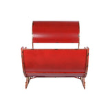 Sledge Home ESPRIT Red Golden 220 X 100 X 110 CM-9