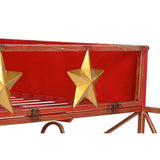 Sledge Home ESPRIT Red Golden 220 X 100 X 110 CM-7