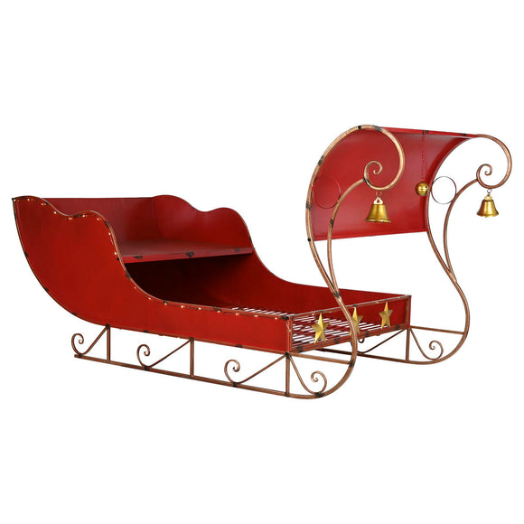 Sledge Home ESPRIT Red Golden 220 X 100 X 110 CM-0