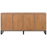 Sideboard Home ESPRIT Teak MDF Wood 180 x 40 x 85 cm-3