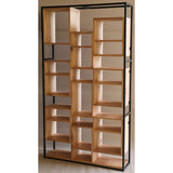 Shelves Home ESPRIT Metal Teak 110 X 27 X 195 CM-2