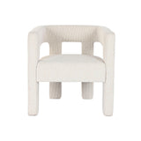 Armchair Home ESPRIT White Polyester Wood 67 X 61,5 X 67,5 CM-5