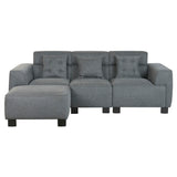 Sofa Home ESPRIT Dark grey Modern 231 x 170 x 82 cm-0