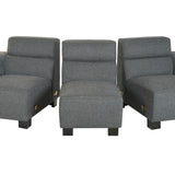Sofa Home ESPRIT Dark grey Modern 231 x 170 x 82 cm-6