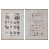 Painting Home ESPRIT White Beige Modern Scandinavian 90 x 4 x 120 cm (2 Units)-0