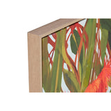 Painting Home ESPRIT Yellow Blue Flowers Shabby Chic 100 x 4 x 100 cm (2 Units)-3