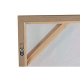 Painting Home ESPRIT Yellow Blue Flowers Shabby Chic 100 x 4 x 100 cm (2 Units)-1