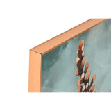 Painting Home ESPRIT Green Flowers Shabby Chic 80 x 3,5 x 120 cm (2 Units)-3