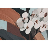 Painting Home ESPRIT Green Flowers Shabby Chic 80 x 3,5 x 120 cm (2 Units)-2