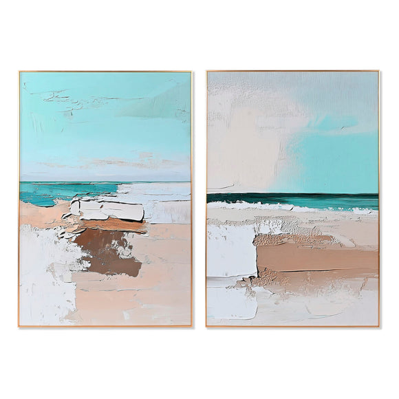 Painting Home ESPRIT Aluminium MDF Wood 80 x 3,5 x 120 cm-0