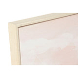 Canvas Home ESPRIT White Pink Moutain 80 x 3,5 x 80 cm (2 Units)-4