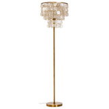 Floor Lamp Home ESPRIT Beige Golden 220 V 40 x 40 x 153 cm-0