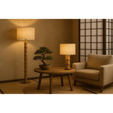 Floor Lamp Home ESPRIT Brown 220 V 40 x 40 x 150 cm-5