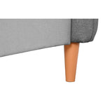 Bed Home ESPRIT Light grey 177 X 219 X 108 CM-5