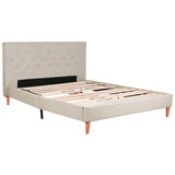 Bed Home ESPRIT Beige 170 X 219 X 104 CM-0