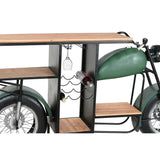 Bottle rack Home ESPRIT Brown Black Dark green 188 X 59 X 99 CM-10