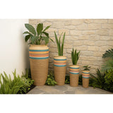 Planter Home ESPRIT Multicolour Fibre Arab (4 Units)-4