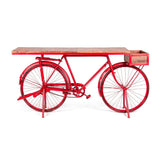 Console Home ESPRIT Brown Black 195 x 40 x 91 cm-1