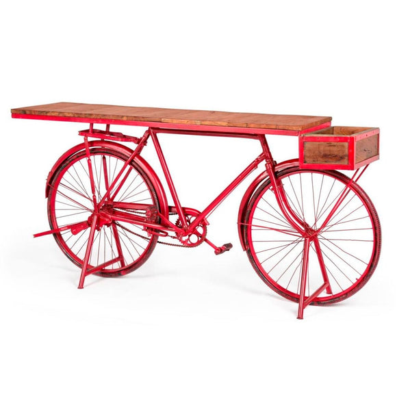 Console Home ESPRIT Brown Black 195 x 40 x 91 cm-0