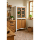 Display Stand Home ESPRIT White Recycled Wood 90 X 43 X 170 CM-14