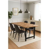 Dining Table Home ESPRIT Metal Acacia 180 x 90 x 76 cm-0