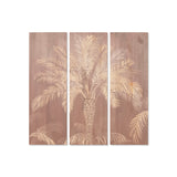 Painting Home ESPRIT Brown Palms Colonial 40 X 3,6 X 120 CM (3 Pieces)-0