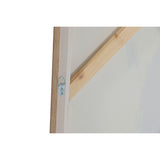 Painting Home ESPRIT White Natural Sheets Tropical With relief 102,5 X 4,5 X 102,5 CM (2 Units)-2