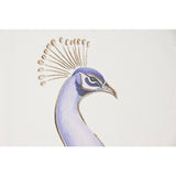 Painting Home ESPRIT White Natural Peacock Tropical 100 x 5 x 100 cm (2 Units)-7