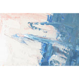 Painting Home ESPRIT Blue White Abstract Urban 114 X 6 X 143,5 CM-4