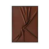 Painting Home ESPRIT Red Abstract Modern With relief 103 x 4 x 143 cm-0