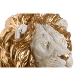 Decorative Figure Home ESPRIT White Golden Lion 80 x 36 x 39 cm-3