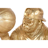 Decorative Figure Home ESPRIT Golden Gorilla 54 X 46 X 60,5 CM-3