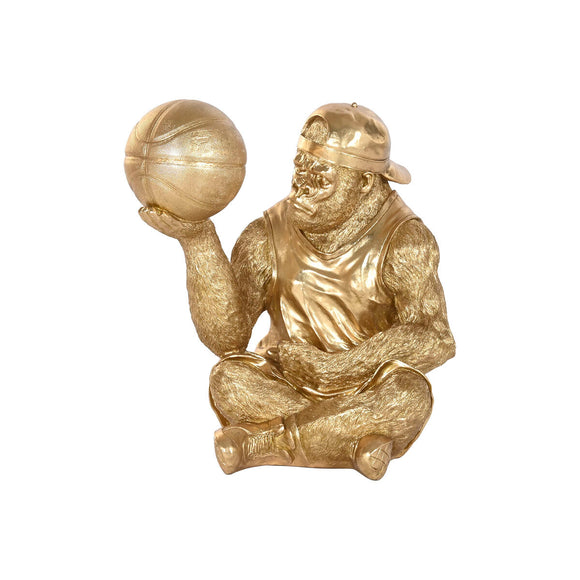 Decorative Figure Home ESPRIT Golden Gorilla 54 X 46 X 60,5 CM-0