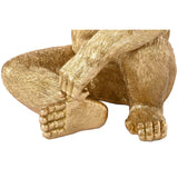 Decorative Figure Home ESPRIT Golden Gorilla 44 X 38 X 61,5 CM-2