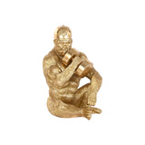 Decorative Figure Home ESPRIT Golden Gorilla 44 X 38 X 61,5 CM-0