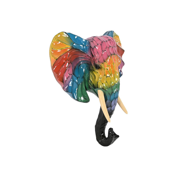 Wall Decoration Home ESPRIT Multicolour Elephant Modern 61,5 X 20 X 67 CM-0