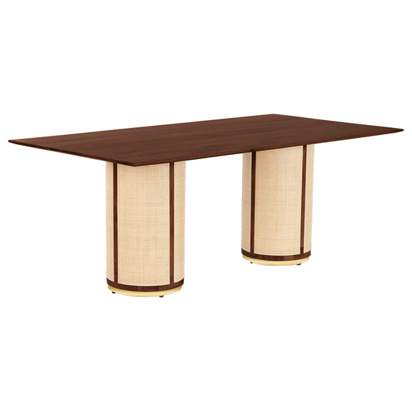 Dining Table Home ESPRIT Fibre Mango wood 200 x 100 x 76 cm-0