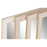 Wall mirror Home ESPRIT White Brown Beige Grey Modern 68 x 2 x 156 cm (4 Units)-5