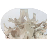 Centre Table Home ESPRIT White 90 x 90 x 47 cm-5