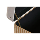 Set of Chests Home ESPRIT Beige Natural Polyester Wood Traditional 80 x 40 x 44 cm (3 Units)-2