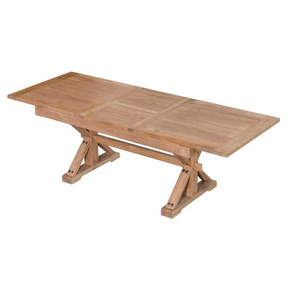 Dining Table Home ESPRIT Natural Recycled Wood Elm wood 180 x 90 x 76 cm-0